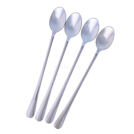 Buckingham Stainless Steel Spoons Set of 4  Iced tea Spoons Long Handle 20 cm