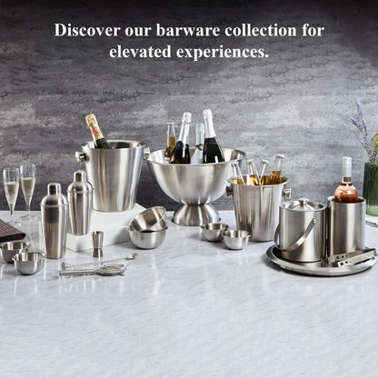 Buckingham 3 Piece Stainless Steel Bar Set (25 / 50 ml)