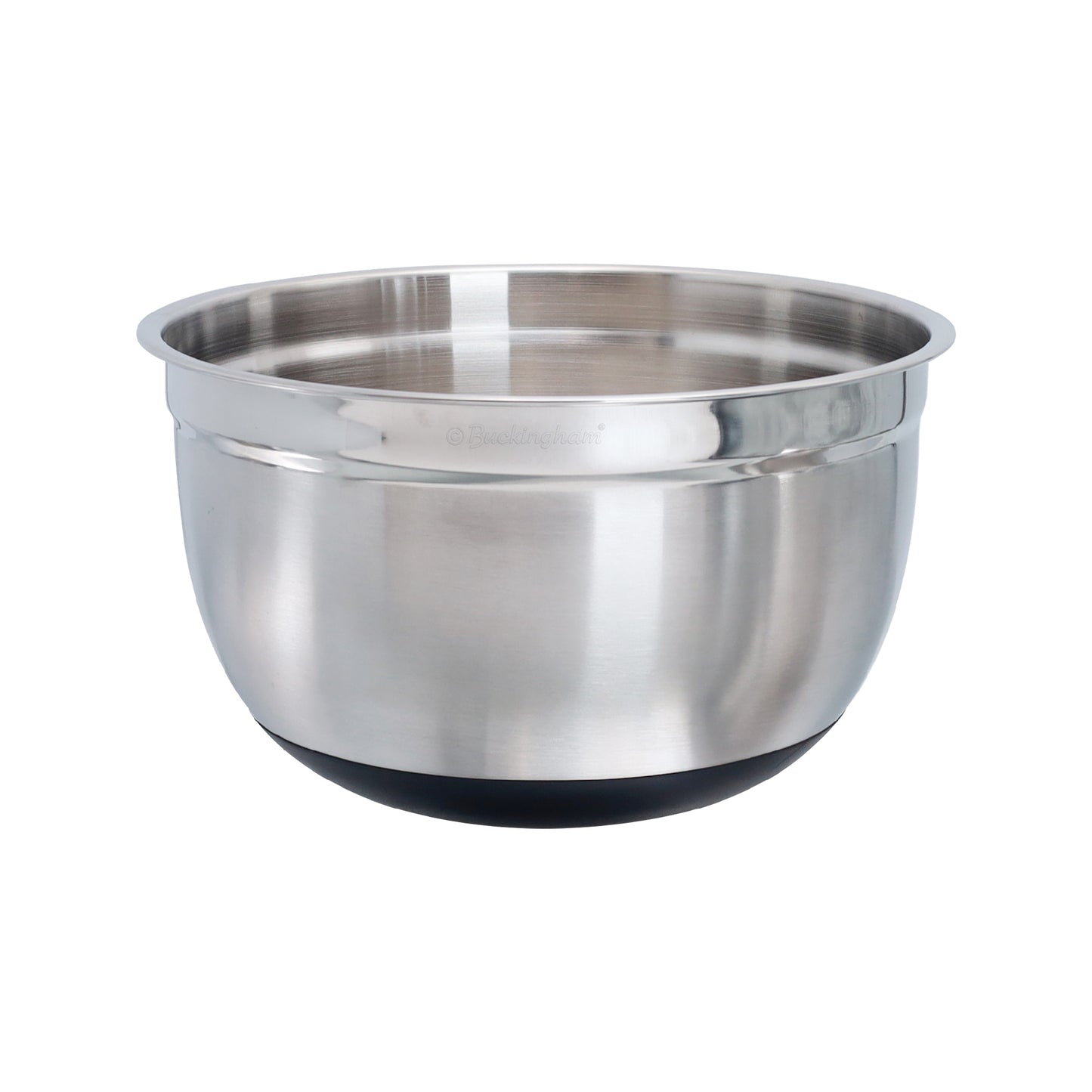 Buckingham Deep salad / mixing bowl with black silicone cladding