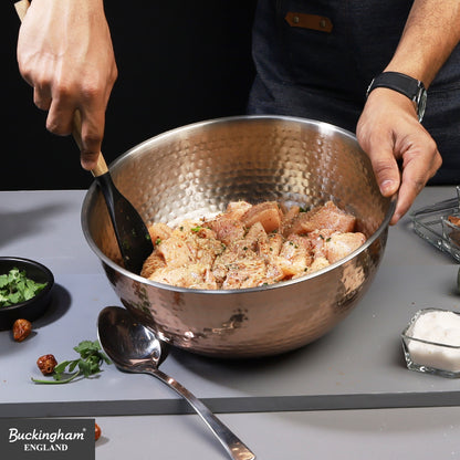 Buckingham Stainless Steel Copper Mixing Bowl for Baking