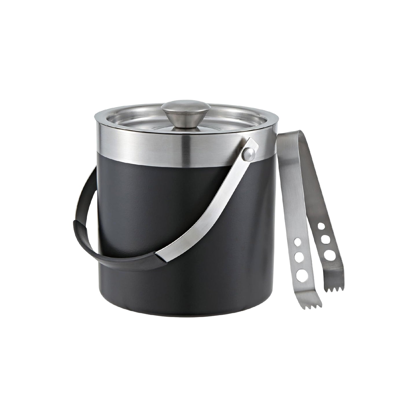 Buckingham Stainless Steel Double Wall Ice Bucket with Tong 1.75 L