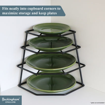 Buckingham 4 Tier Racking Plate Organiser