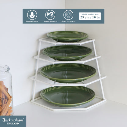 Buckingham 4 Tier Racking Plate Organiser