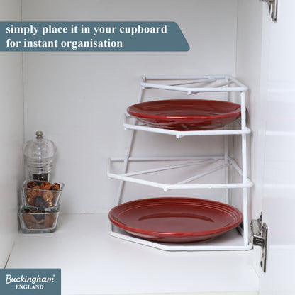 Buckingham 4 Tier Racking Plate Organiser