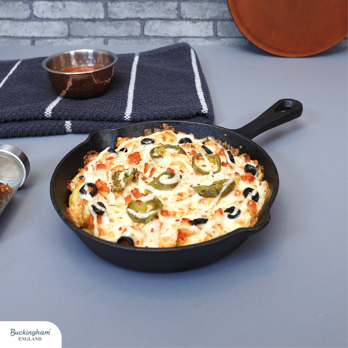 Buckingham Pre-seasoned Premium Cast Iron Skillet