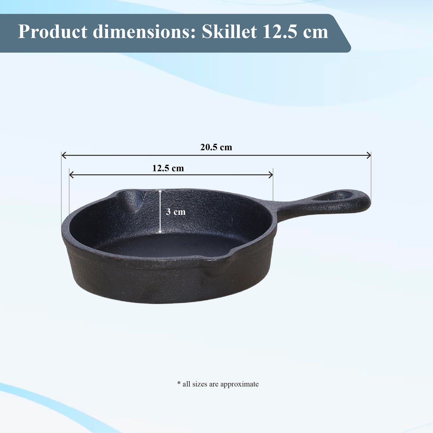 Buckingham Pre-seasoned Premium Cast Iron Skillet
