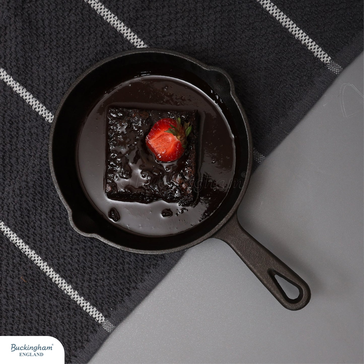 Buckingham Pre-seasoned Premium Cast Iron Skillet