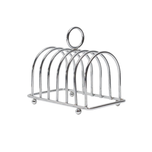 Buckingham Six Slice Toast Rack Chrome Plated