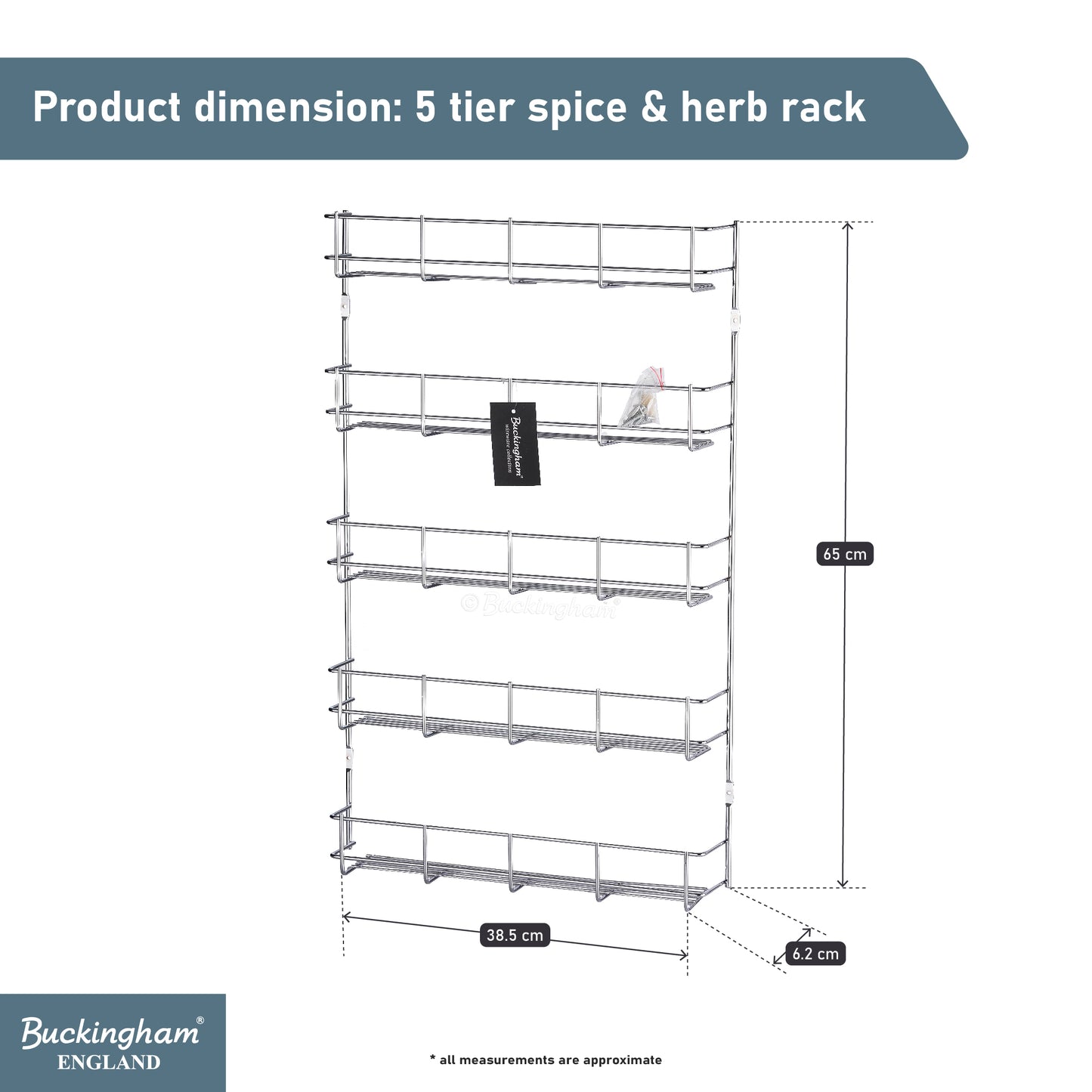 Buckingham Tier Spice and Herb Rack