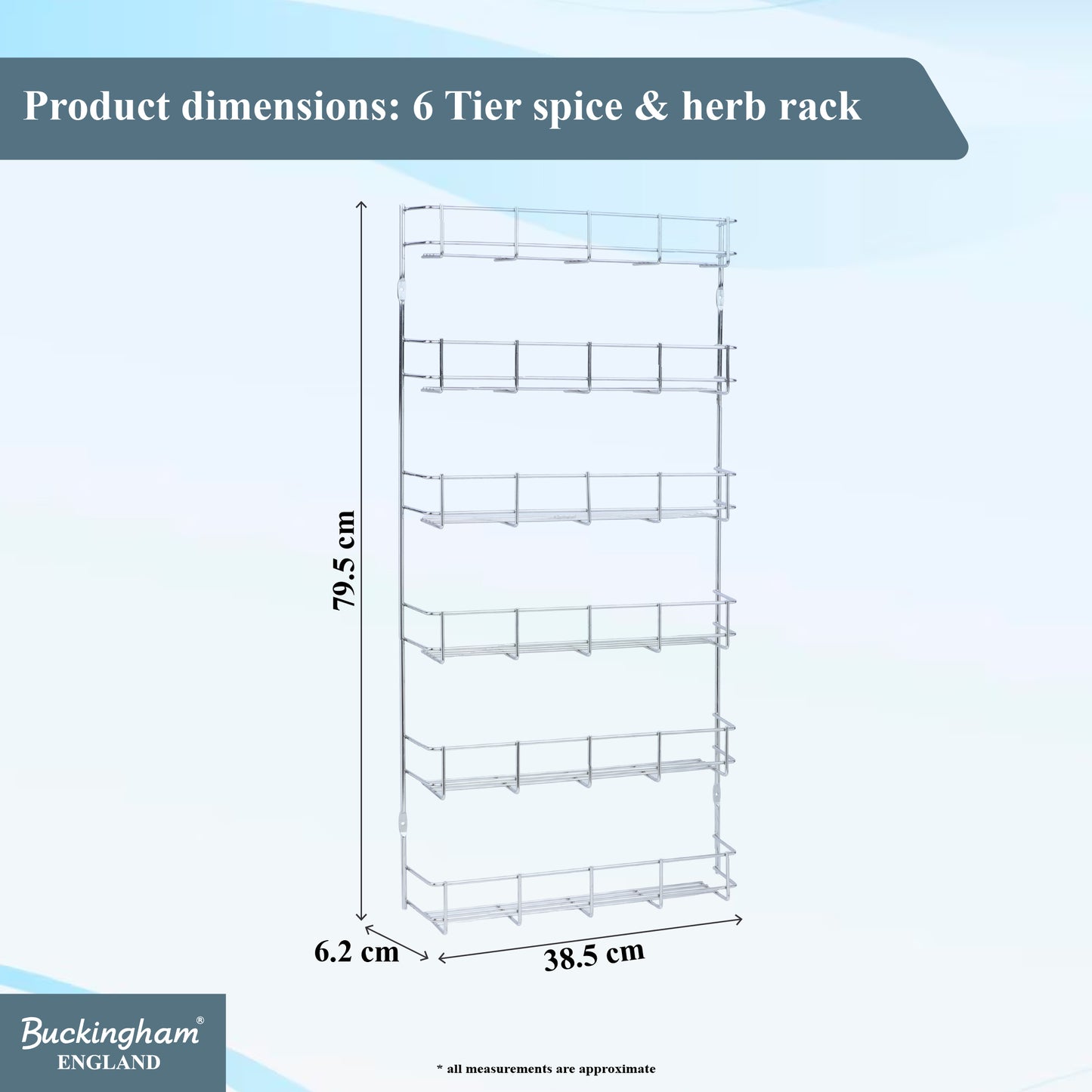 Buckingham Tier Spice and Herb Rack