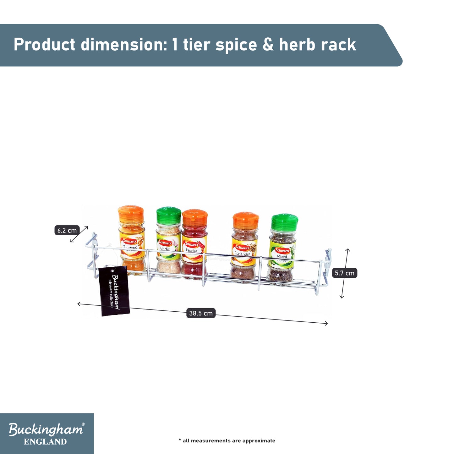 Buckingham Tier Spice and Herb Rack