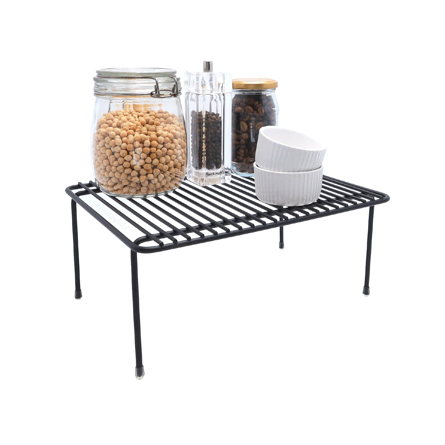 Buckingham Storage Helper Shelf Jar and Storage Organizer