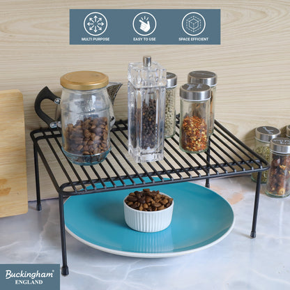 Buckingham Storage Helper Shelf Jar and Storage Organizer
