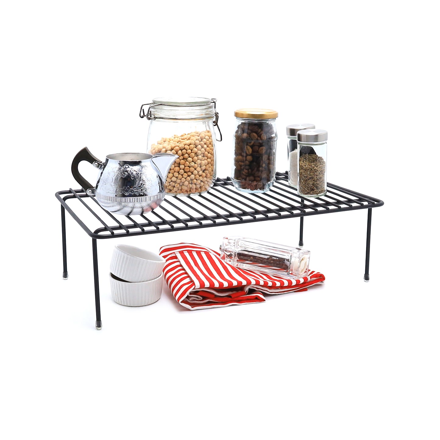 Buckingham Storage Helper Shelf Jar and Storage Organizer