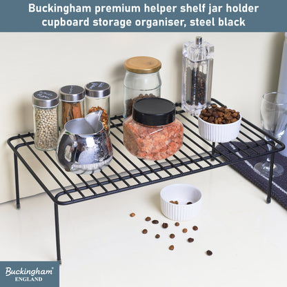 Buckingham Storage Helper Shelf Jar and Storage Organizer