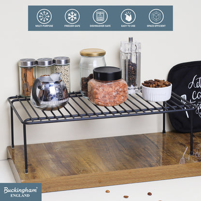 Buckingham Storage Helper Shelf Jar and Storage Organizer