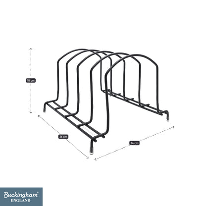 Buckingham Premium Kitchen Organizer Rack Black