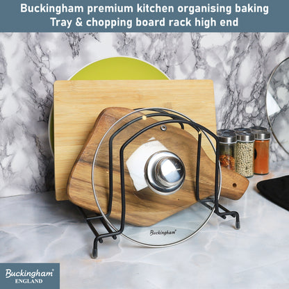 Buckingham Premium Kitchen Organizer Rack Black