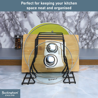 Buckingham Premium Kitchen Organizer Rack Black