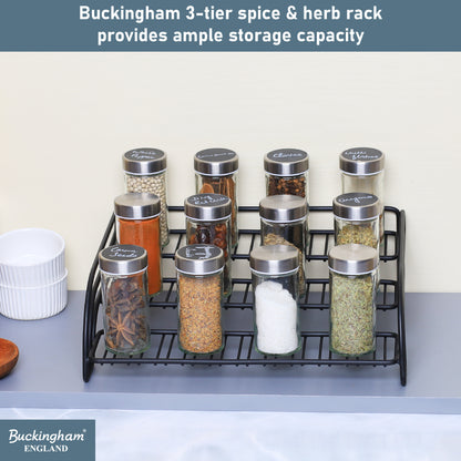 Buckingham 3 Tier Cupboard Storage Organizer