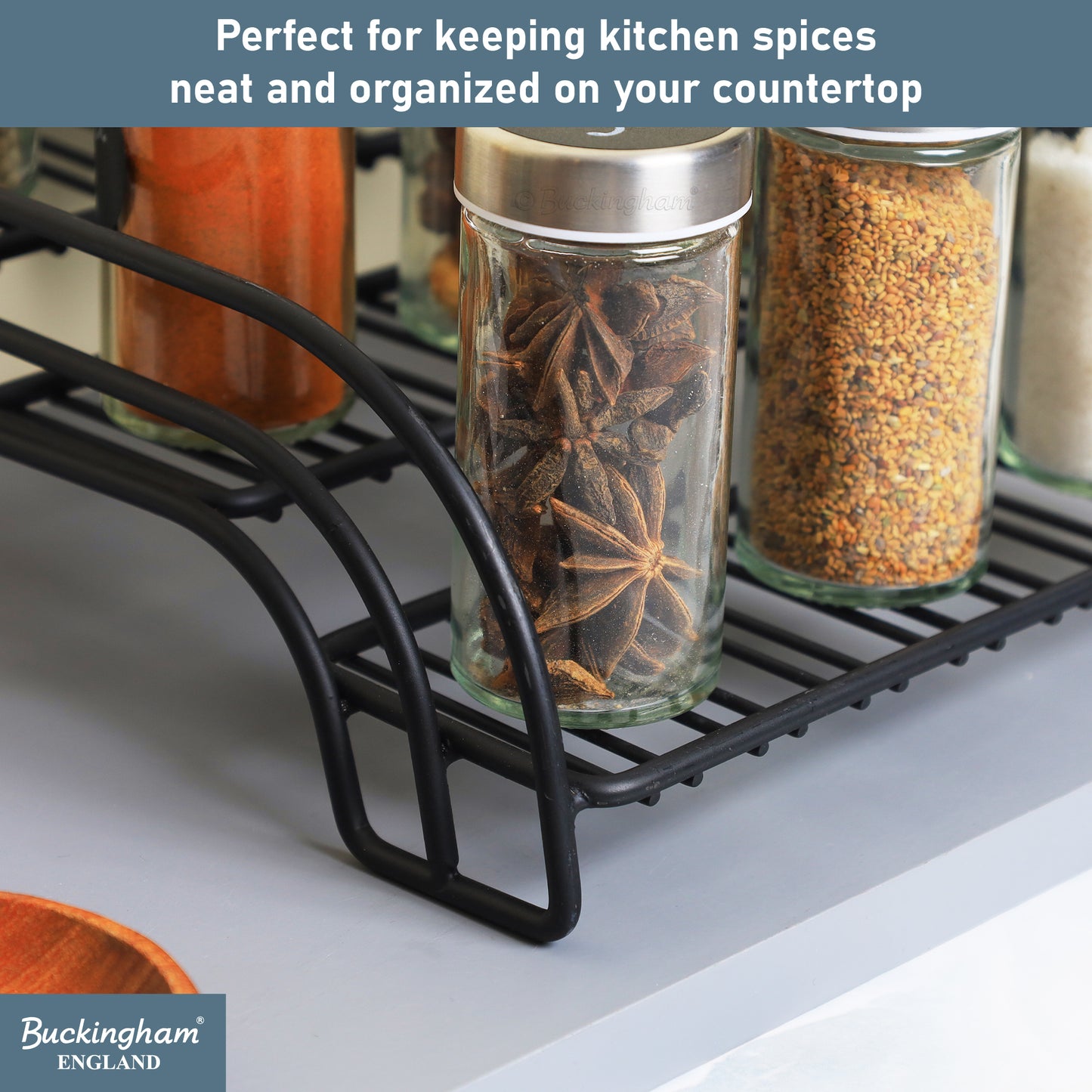 Buckingham 3 Tier Cupboard Storage Organizer