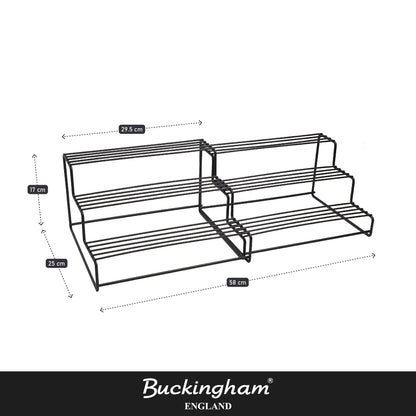 Buckingham 3 Tier Expandable Cupboard Organizer