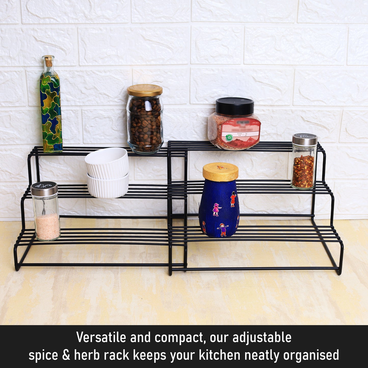Buckingham 3 Tier Expandable Cupboard Organizer