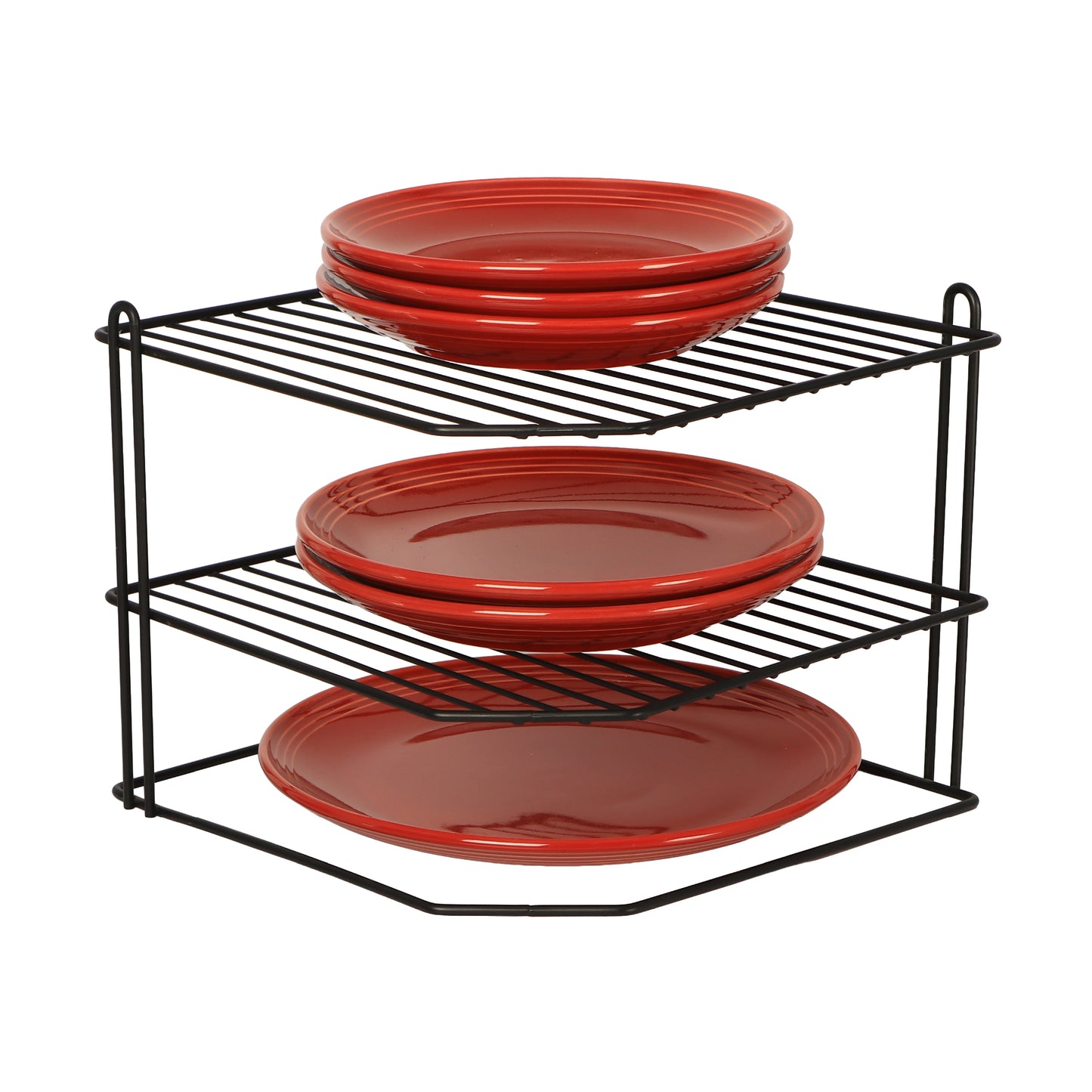 Buckingham 3 Tier Corner Kitchen Plate Rack 28 cm