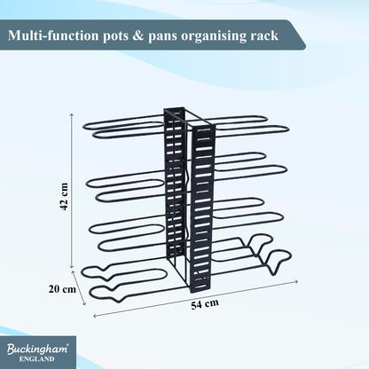 Buckingham Adjustable Kitchen Organizer Rack 8 Dividers
