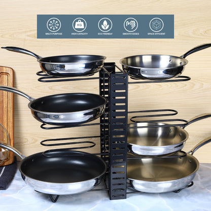 Buckingham Adjustable Kitchen Organizer Rack 8 Dividers