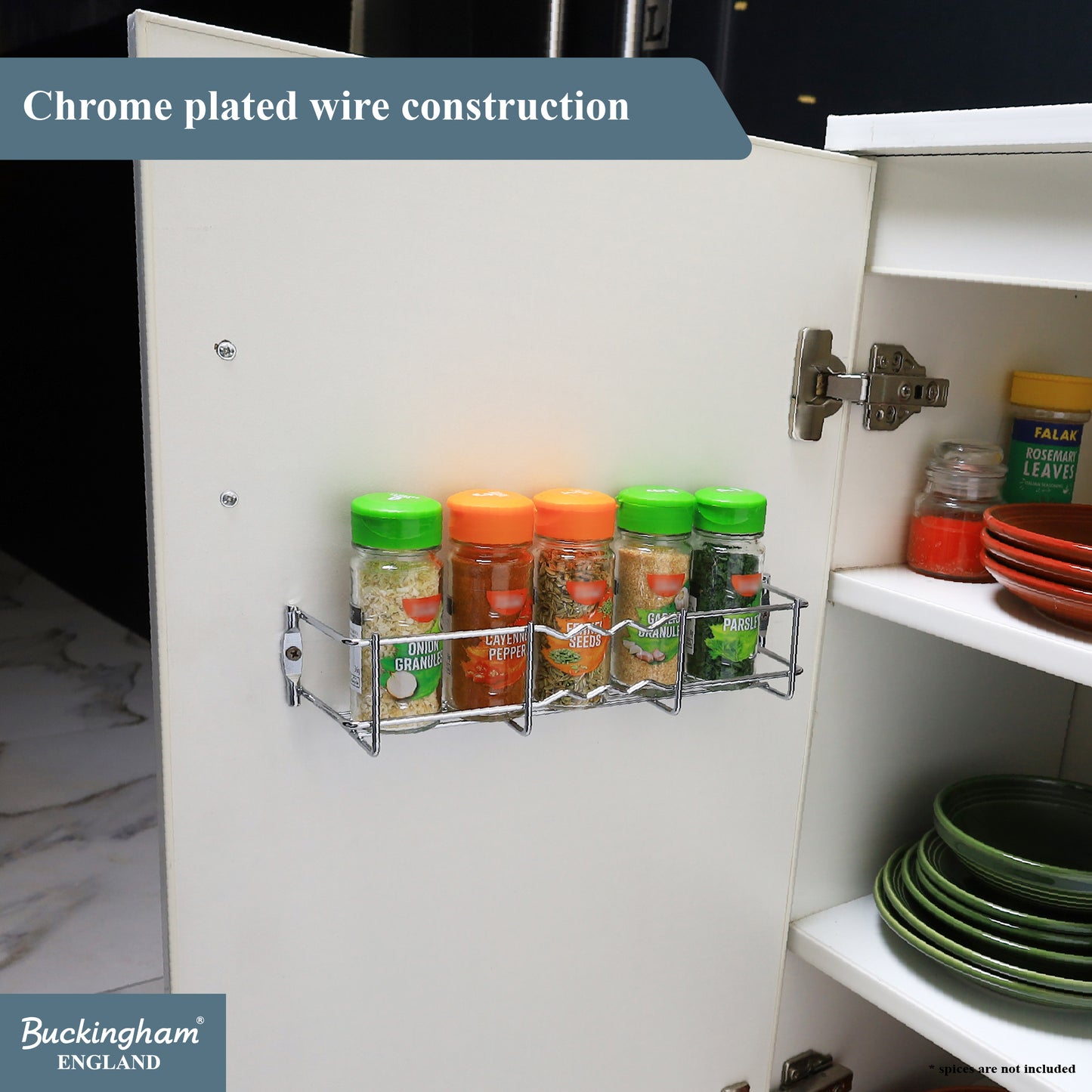 Buckingham Spice Jar Rack 1 to 4 Tier
