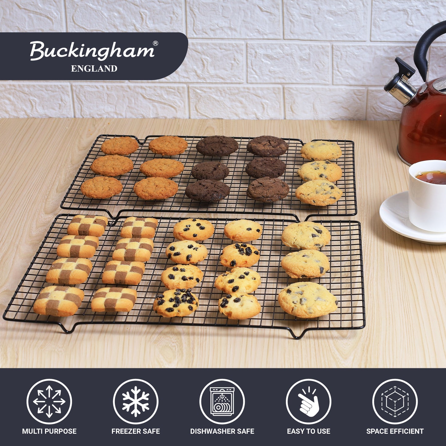 Buckingham Pack of 2 Cooling Rack