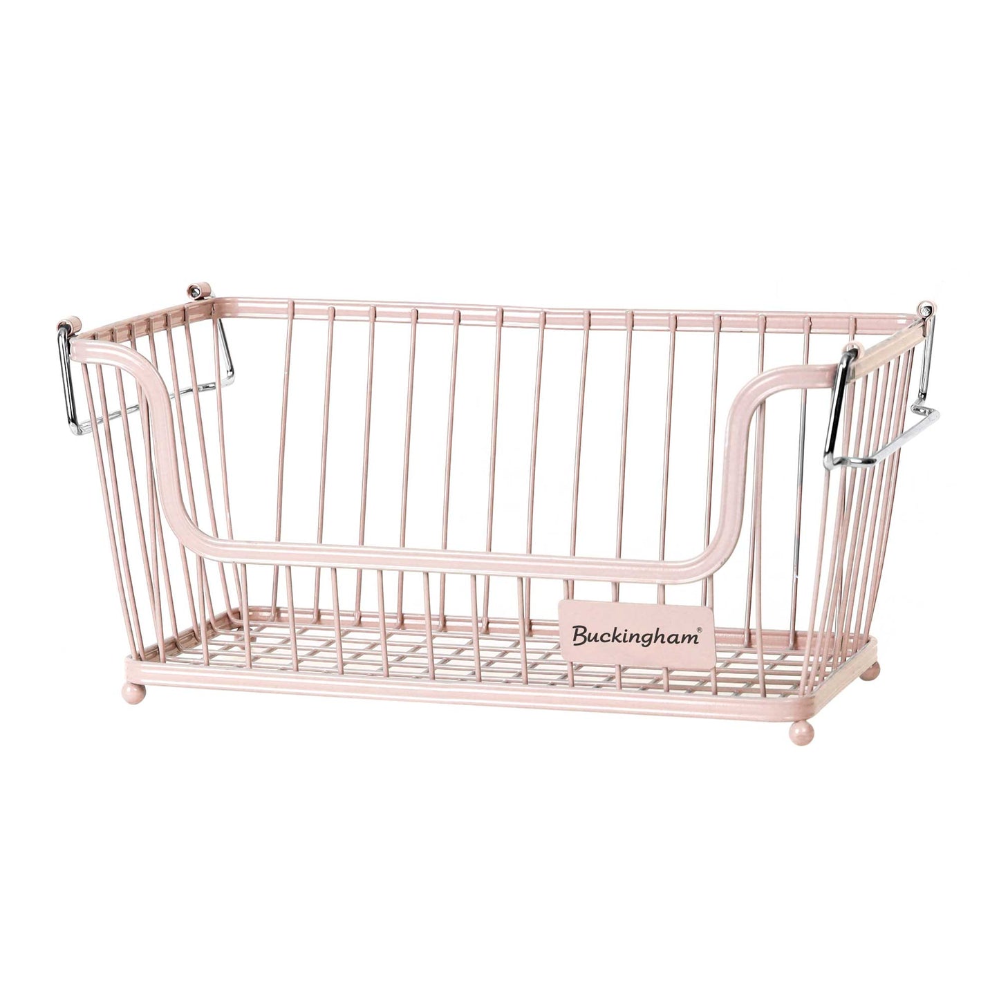 Buckingham Multi-Purpose Stackable Storage Organizing Basket Small