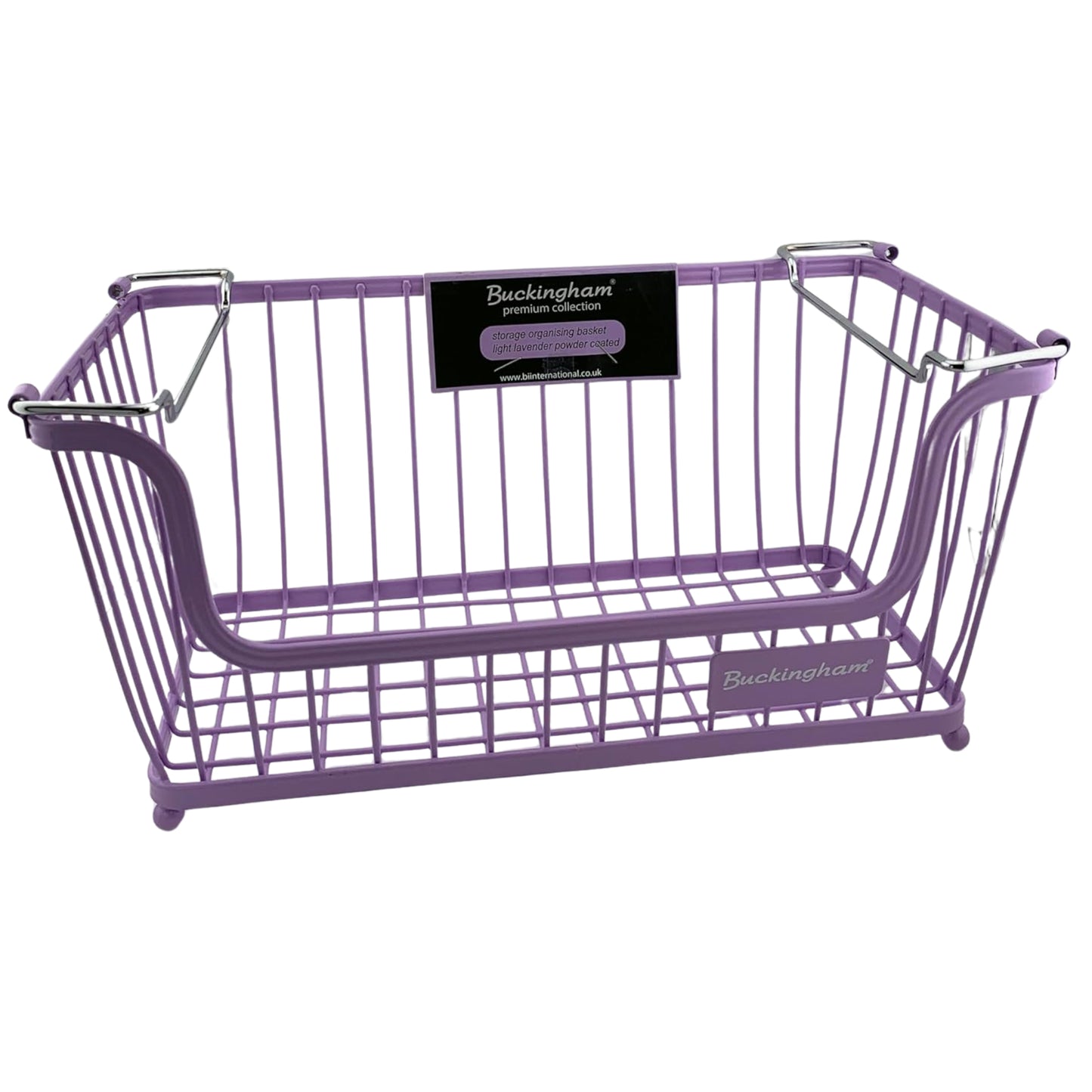 Buckingham Multi-Purpose Stackable Storage Organizing Basket Small