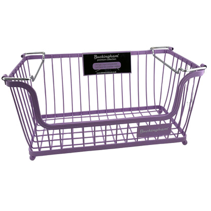 Buckingham Multi-Purpose Stackable Storage Organizing Basket Small