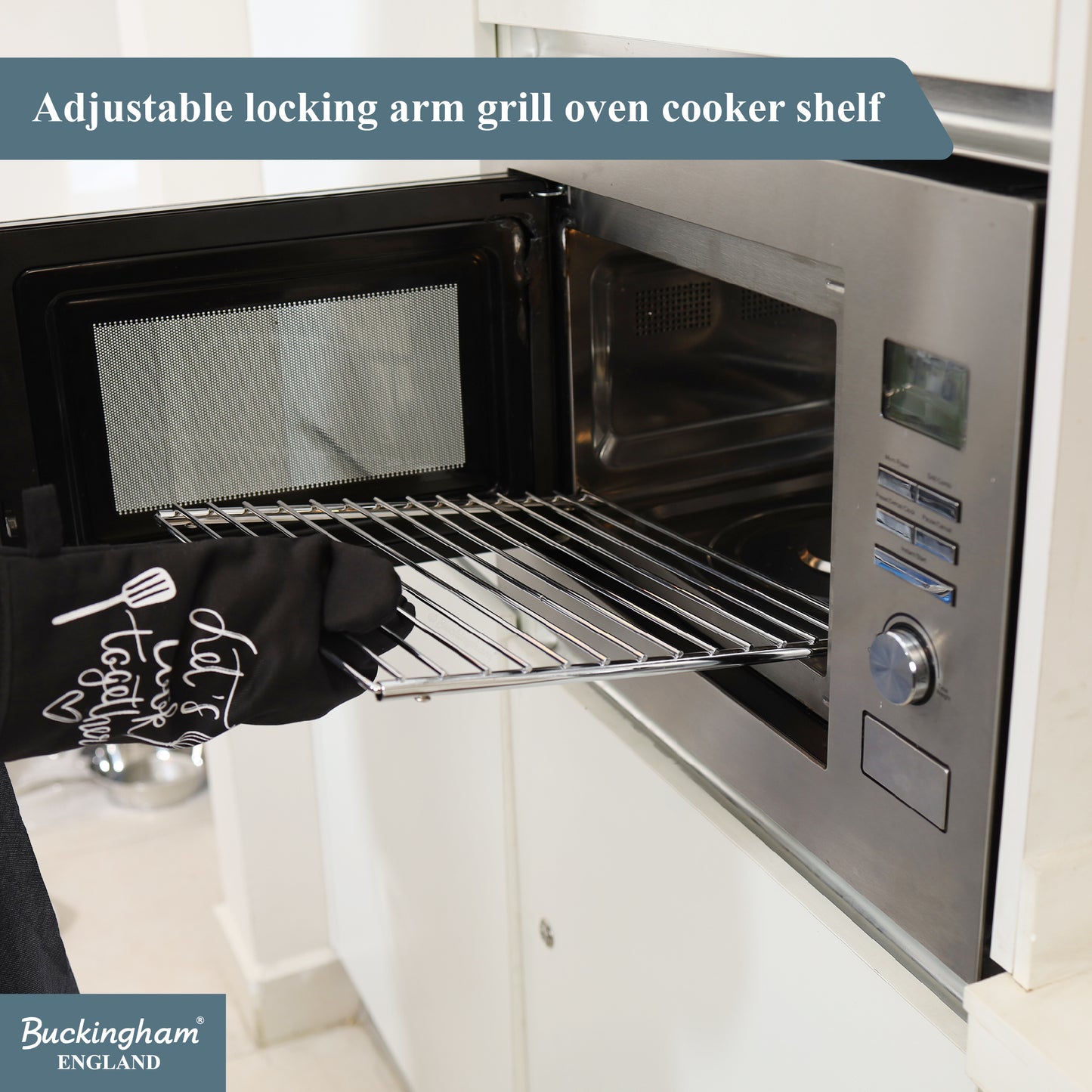 Buckingham Universal Adjustable Grill Shelf