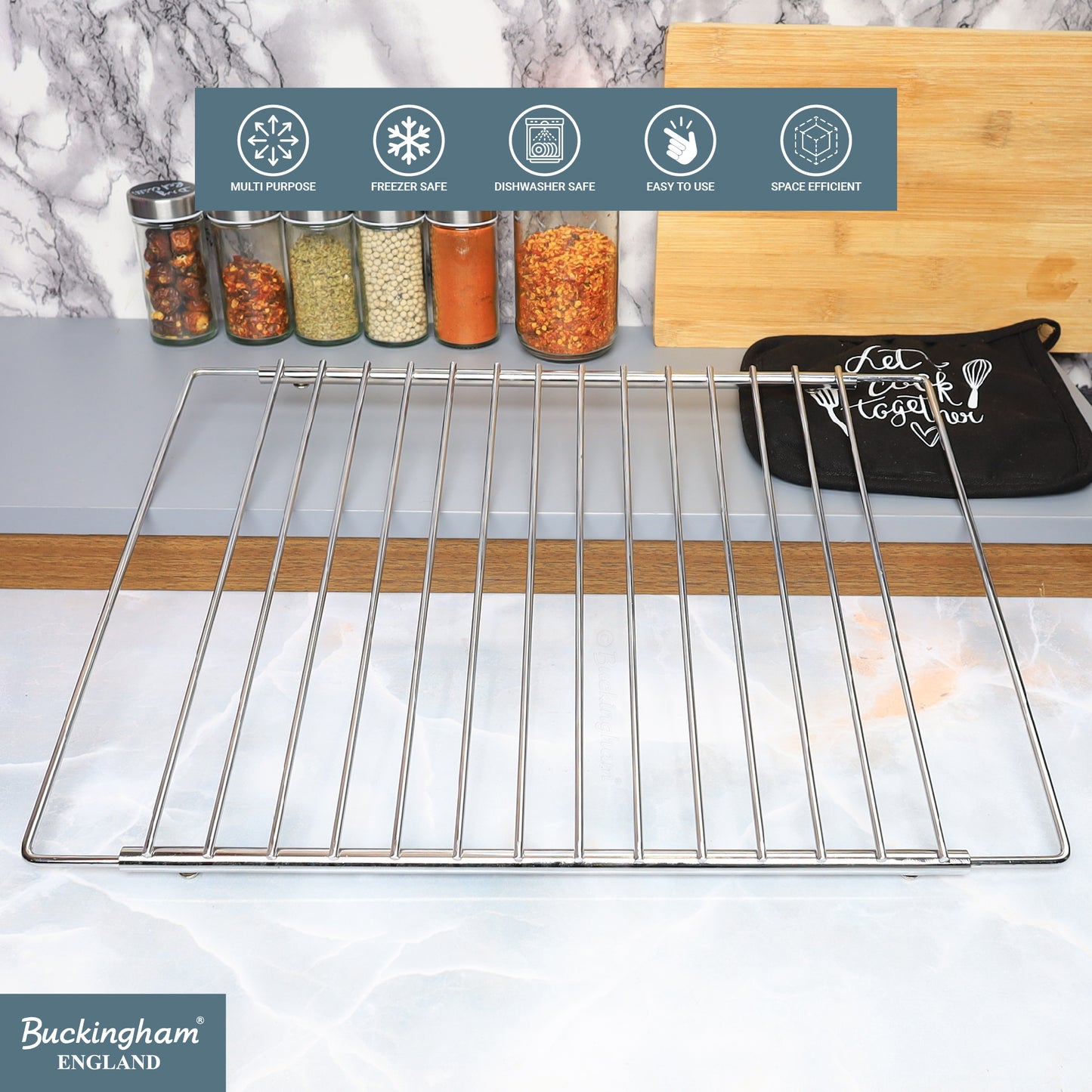 Buckingham Universal Adjustable Grill Shelf