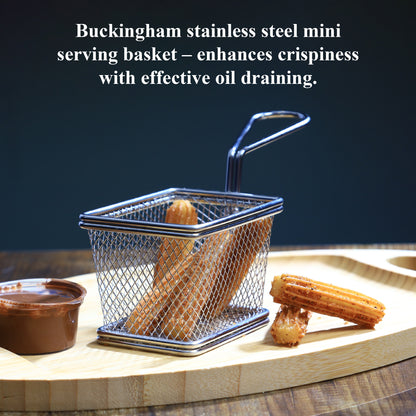 Buckingham Stainless Steel rectangular mini basket for frying