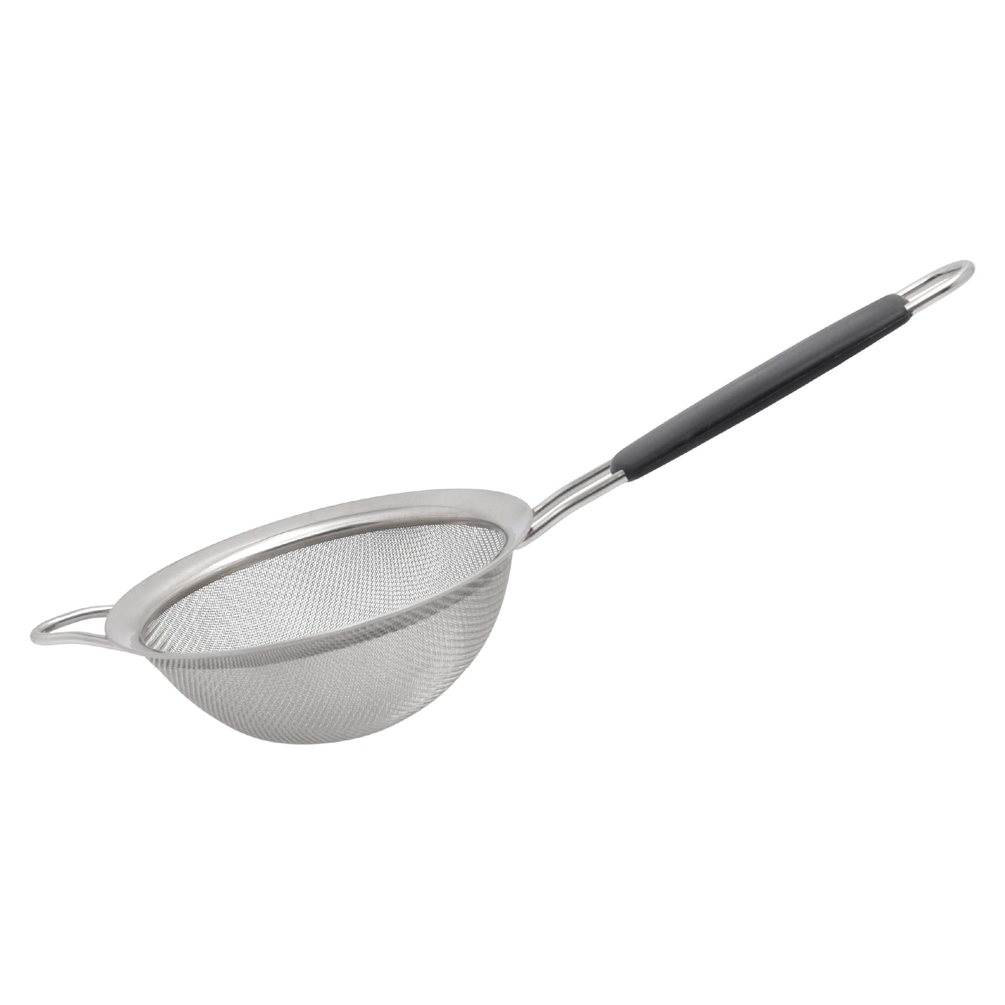 Buckingham Stainless Steel Fine Mesh Strainer with Black Handle