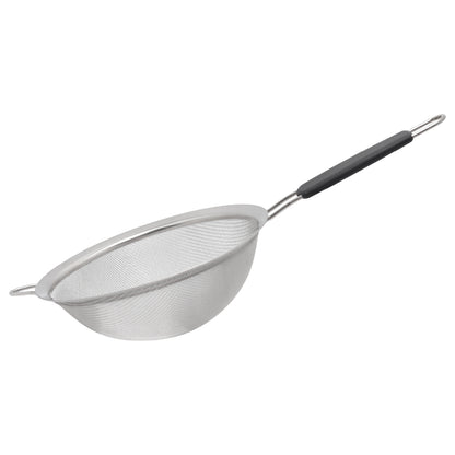 Buckingham Stainless Steel Fine Mesh Strainer with Black Handle