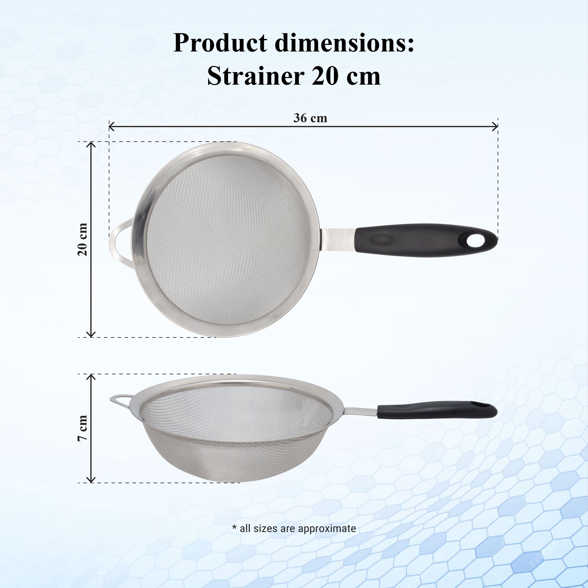 Strainer and sieve