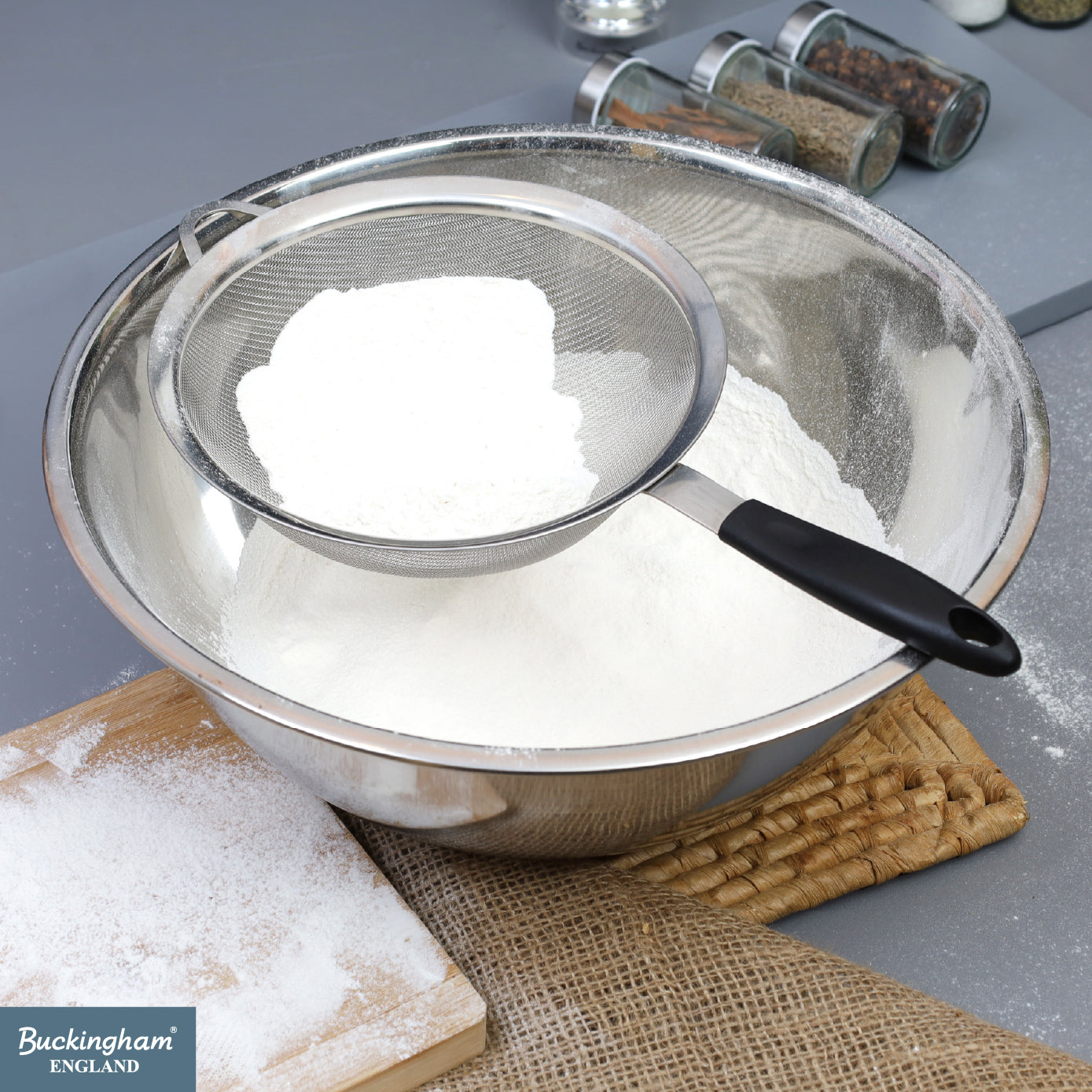 Buckingham  Stainless Steel Fine Mesh Strainer