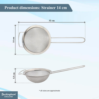 Buckingham Stainless Steel 30 Ultra Fine Mesh Sieve