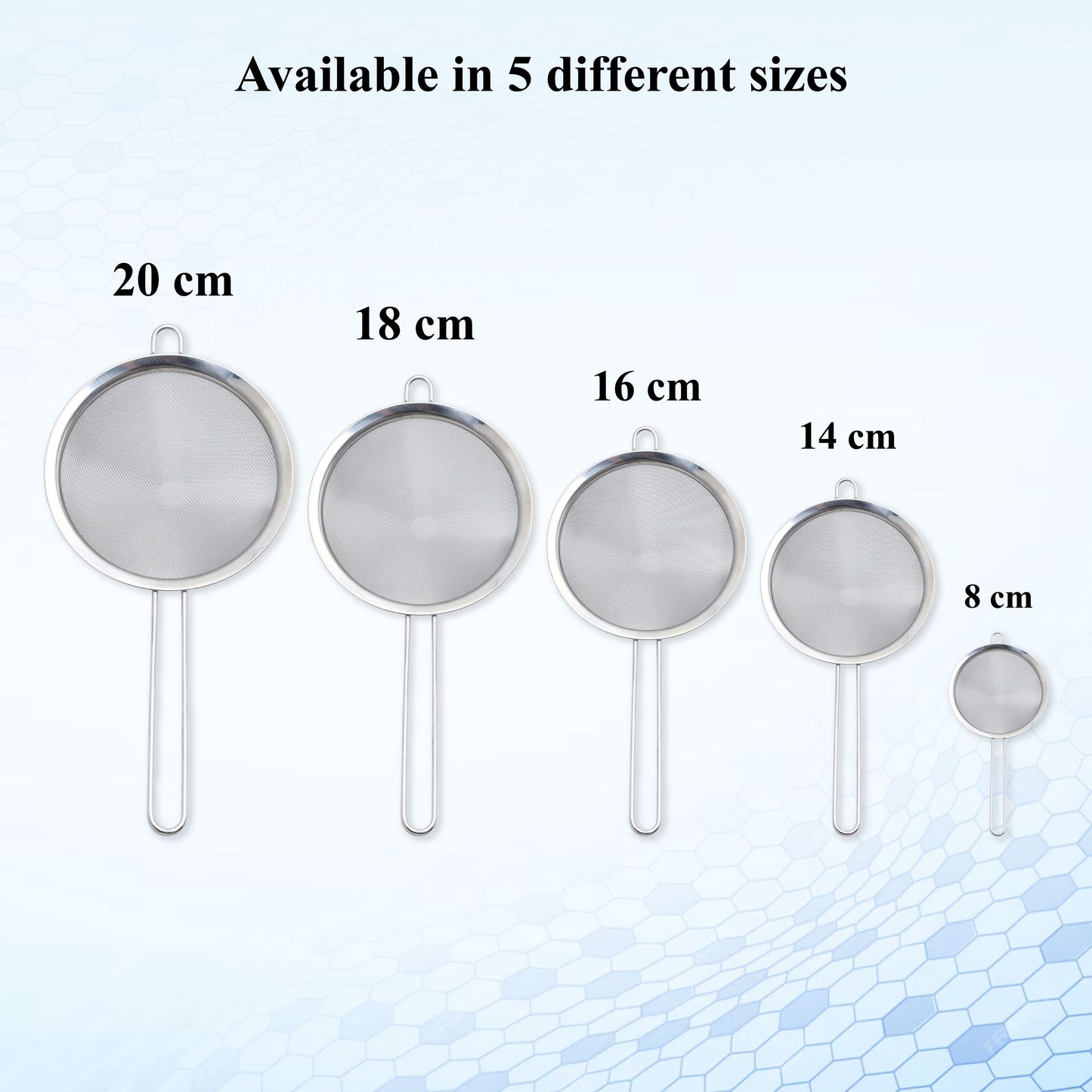 Buckingham Stainless Steel  Conical Fine Mesh Strainer