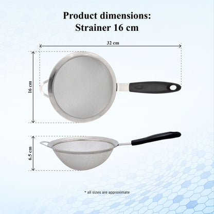Buckingham Stainless Steel  Conical Fine Mesh Strainer