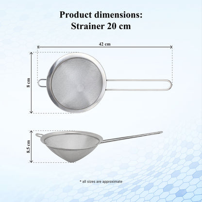 Buckingham Stainless Steel  Conical Fine Mesh Strainer