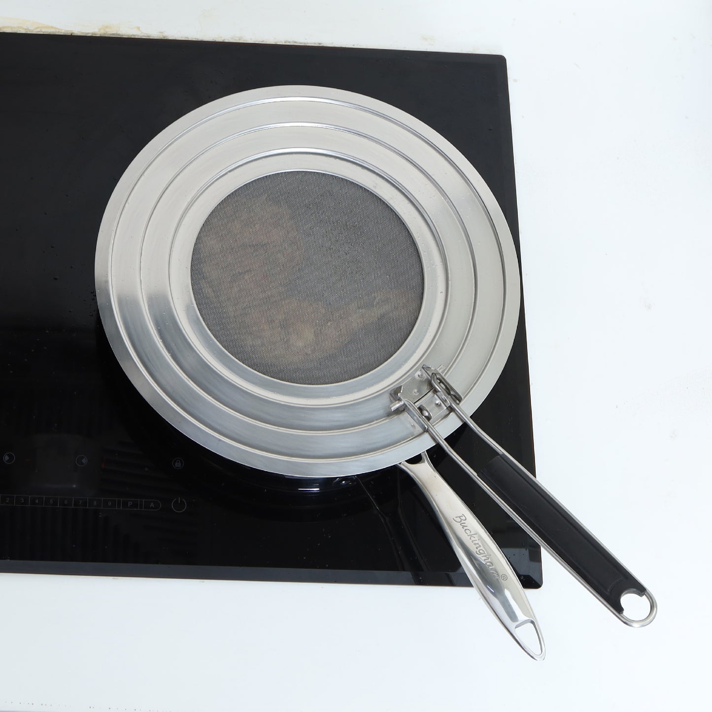 Buckingham Fine Mesh Splatter Screen with Folding Handle