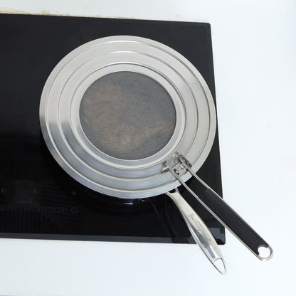 Buckingham Fine Mesh Splatter Screen with Folding Handle