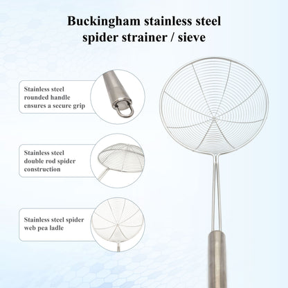Buckingham Stainless Steel Spider Strainer