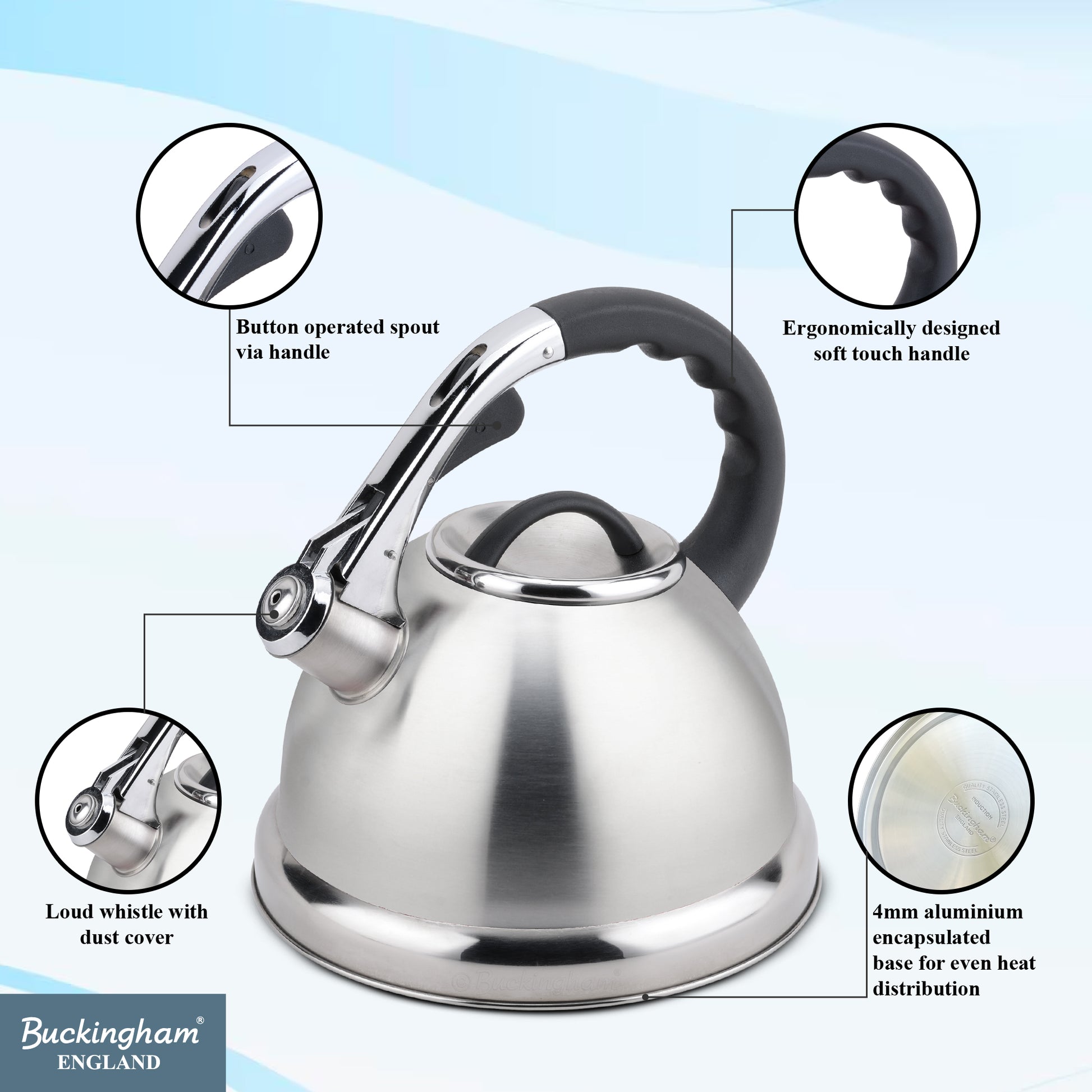 Stainless Steel Whistling Kettle